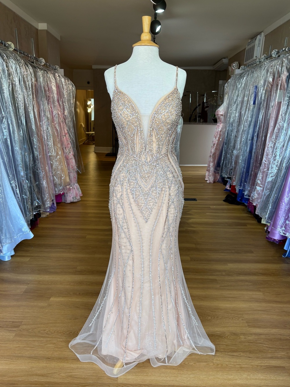 Amelia Couture Beaded Evening Gown